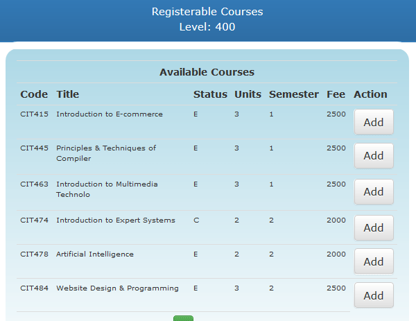 noun student's portal