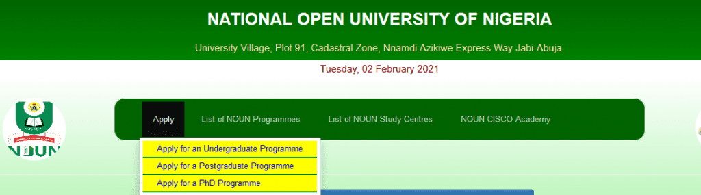 noun-undergraduate-application-form-2021-noungeeks