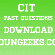 Download CIT NOUN Exam Past Questions
