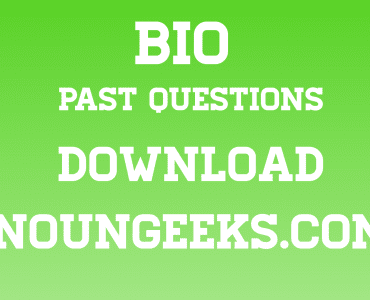 Download BIO NOUN Exam Past Questions