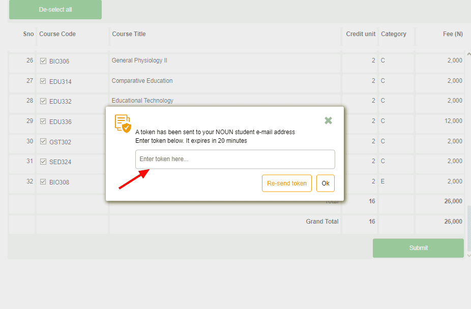 How to register NOUN courses and exams
