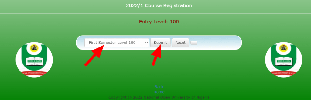 noun course registration portal