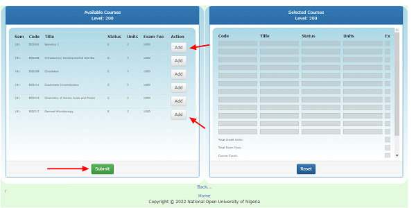 how to register noun carryover exams 