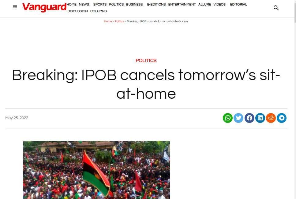 ipob sit at home