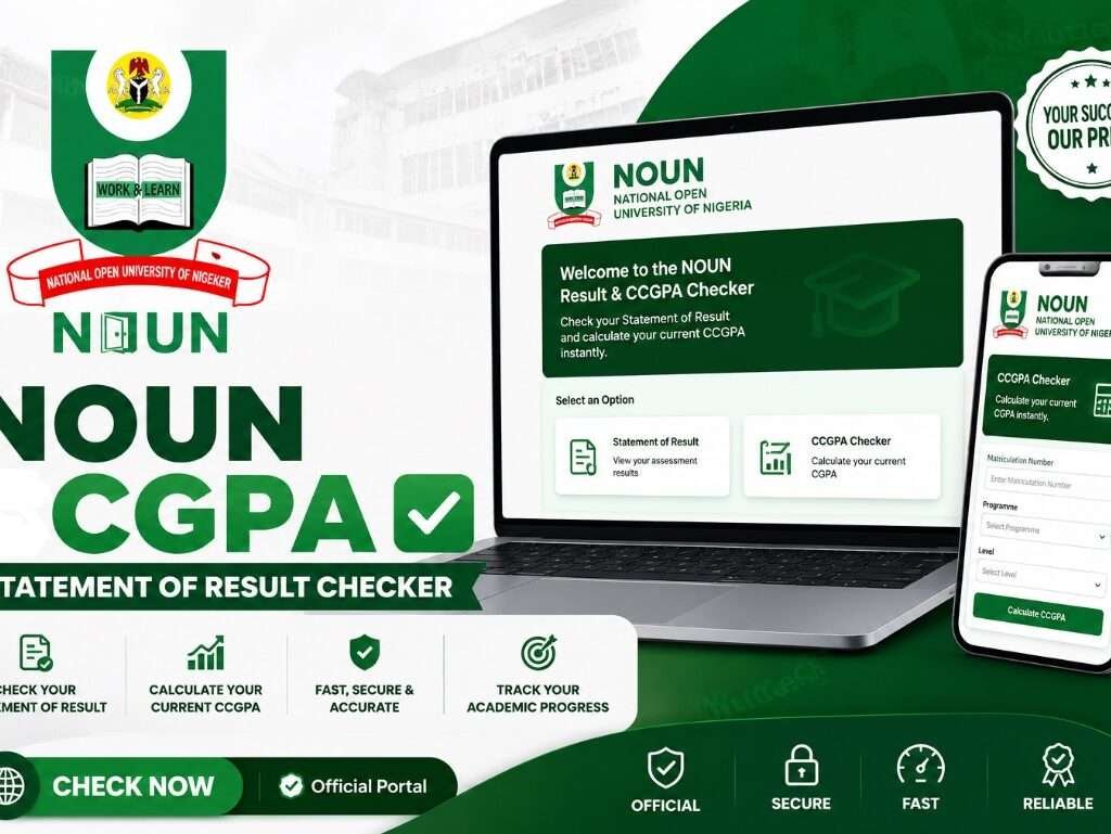 NOUN STATEMENT OF RESULT _CGPA