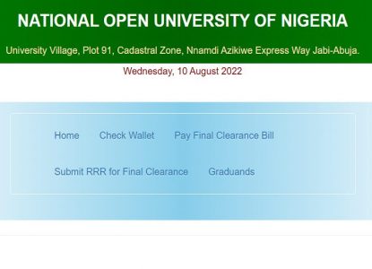 INTRODUCTION OF THE STUDENTS’ FINAL CLEARANCE PORTAL