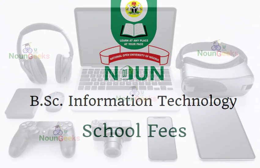 NOUN B.Sc. Information Technology school fees