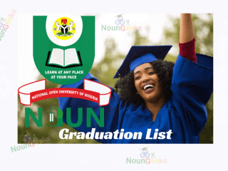 NOUN graduation list 2024