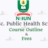 NOUN M.Sc. Public Health Science Course Outline and Fees
