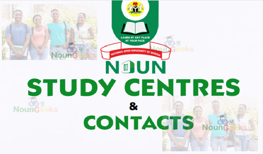 list of noun study centres