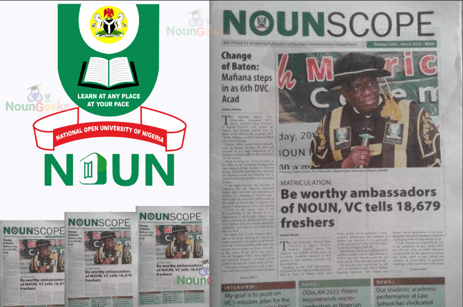 NOUN Starts Training Students for Newspaper and Magazine