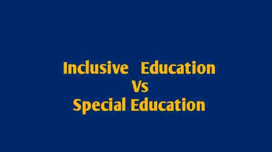 The Difference Between Special Education and Inclusive Education